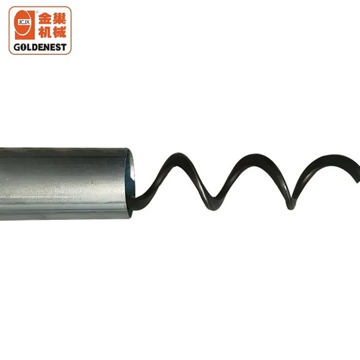 Complete Feeding Delivery System Sprial Feed Auger For Pig Farm
